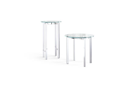 curvare glass occasional table