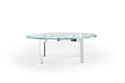 curvare glass occasional table