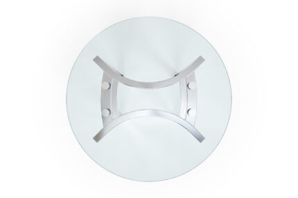 curvare glass occasional table