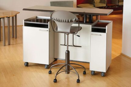 equip instructor furniture, Chela American-made steel chair