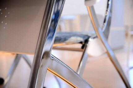 TOD steel training table, simon nesting chair