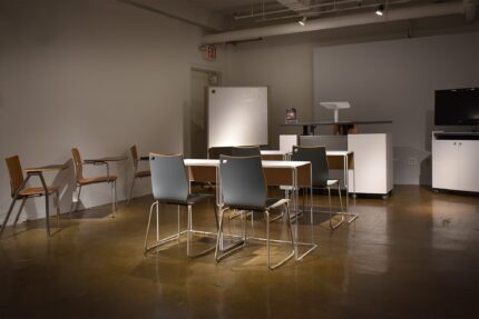 ODIS stacking table, zuri seating, equip instructor furniture, eliga whiteboard