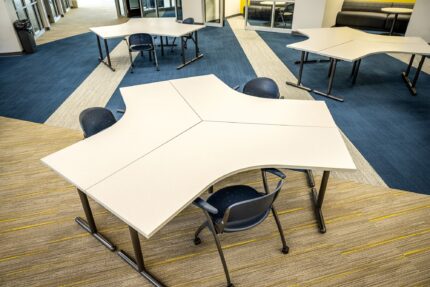 performance american-made training table, simon nesting chair
