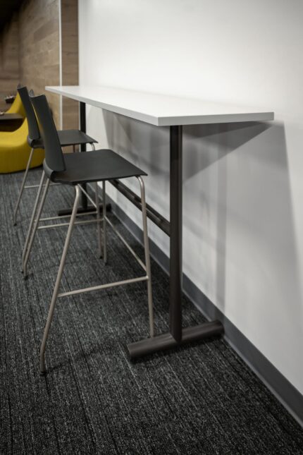 performance american-made training table, quanta max sustainable stacking chair