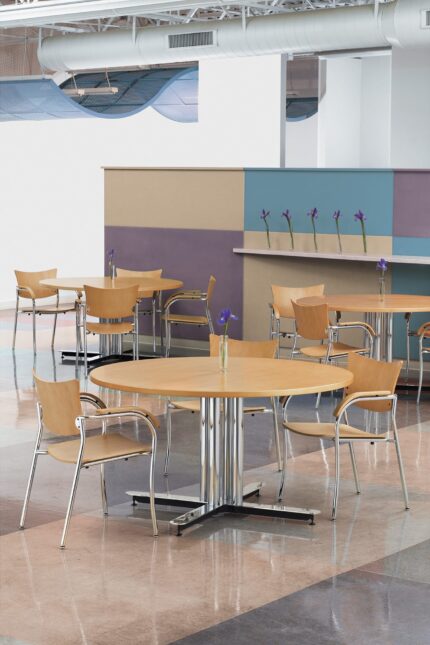 brattice table, companion chair