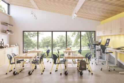 maker project tables, chela seating, Uno2 table