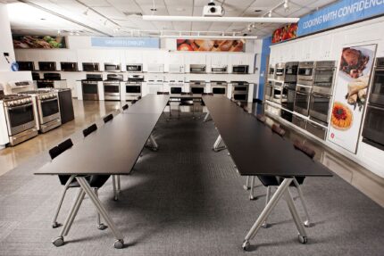 paces conference training table, quanta task chair