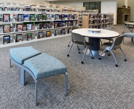 immix steel lounge seating system, simon nesting chair