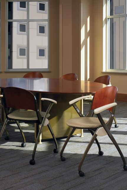 elements conference table, simon nesting chair