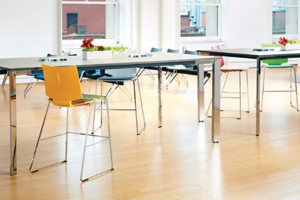 eliga commercial table, quanta max chair