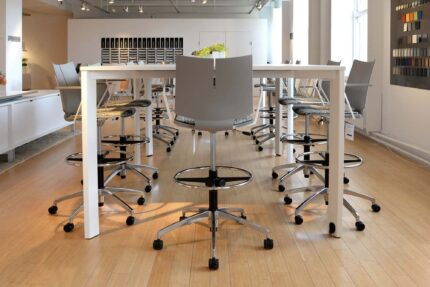 eliga commercial table, quanta max chair