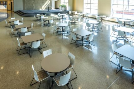 eliga commercial table, quanta max chair