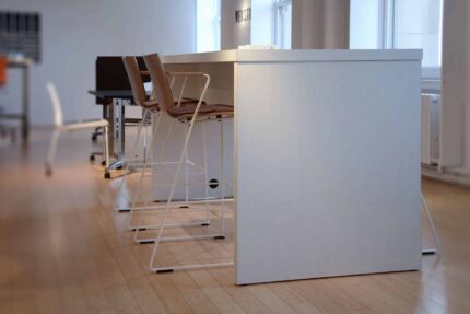 parsons communal table, quanta max chair