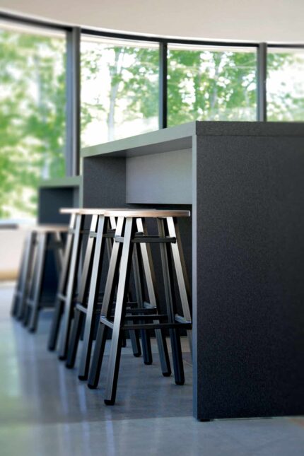 parsons communal table, maker project seating