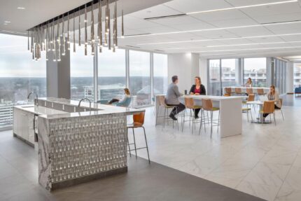 parsons communal table, deci table, zuri seating