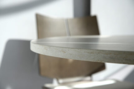 deci table, corian steel commercial conference dining table