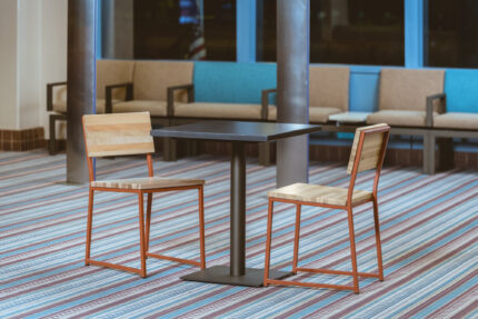 deci table, maker project seating