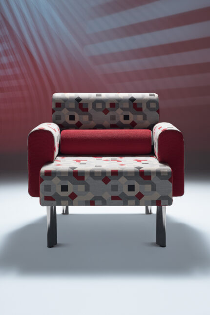 elly upholstered lounge chair