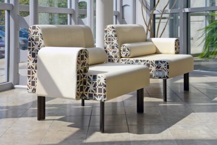 elly upholstered lounge chair