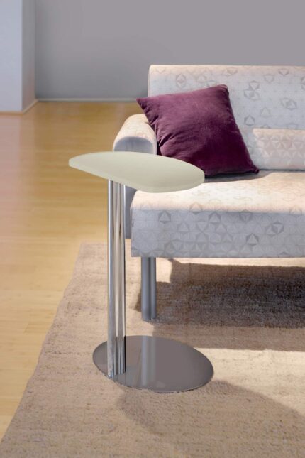 elly upholstered lounge chair and table