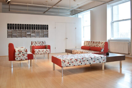 elly upholstered lounge chair