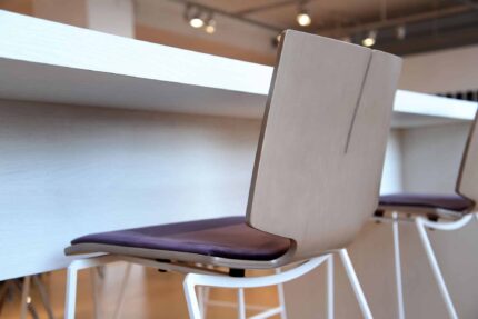 parsons communal table, quanta max chair