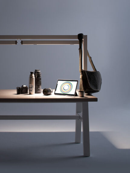 maker project tables and lighting
