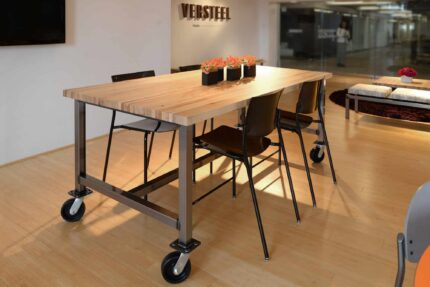 maker project tables, kompis stools