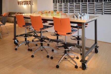 maker project tables, quanta max chair