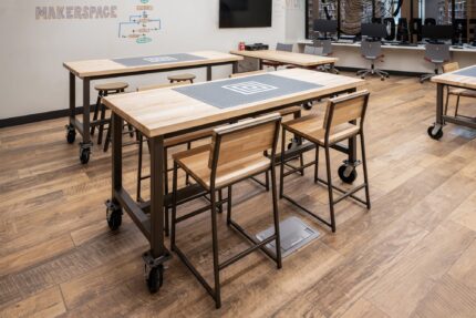 maker project tables, maker project seating