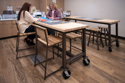maker project tables, maker project seating