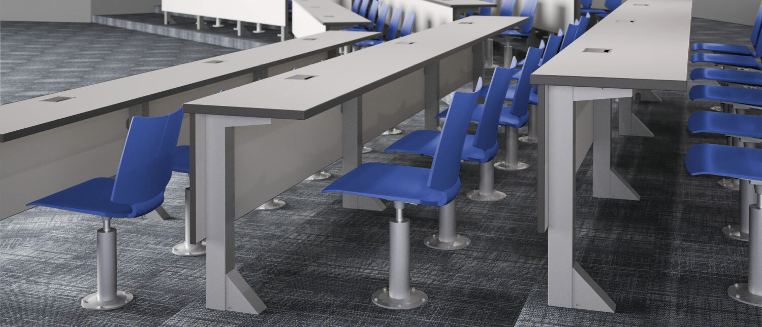 tier lecture hall table