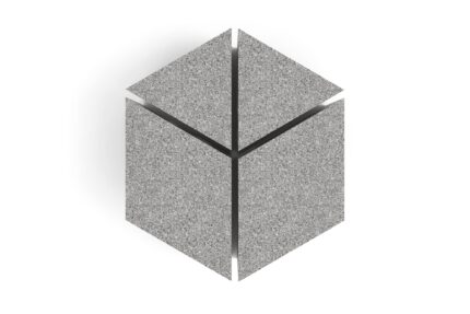 GeoMetrix corian occasional table