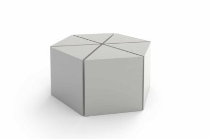 GeoMetrix corian occasional table