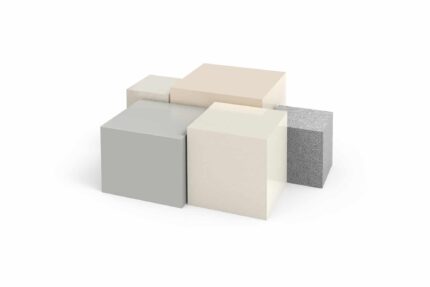 GeoMetrix corian occasional table