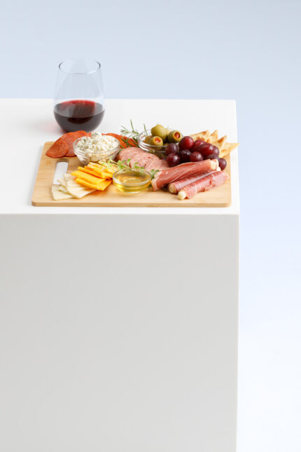 GeoMetrix corian occasional table