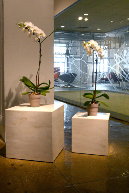 GeoMetrix corian occasional table