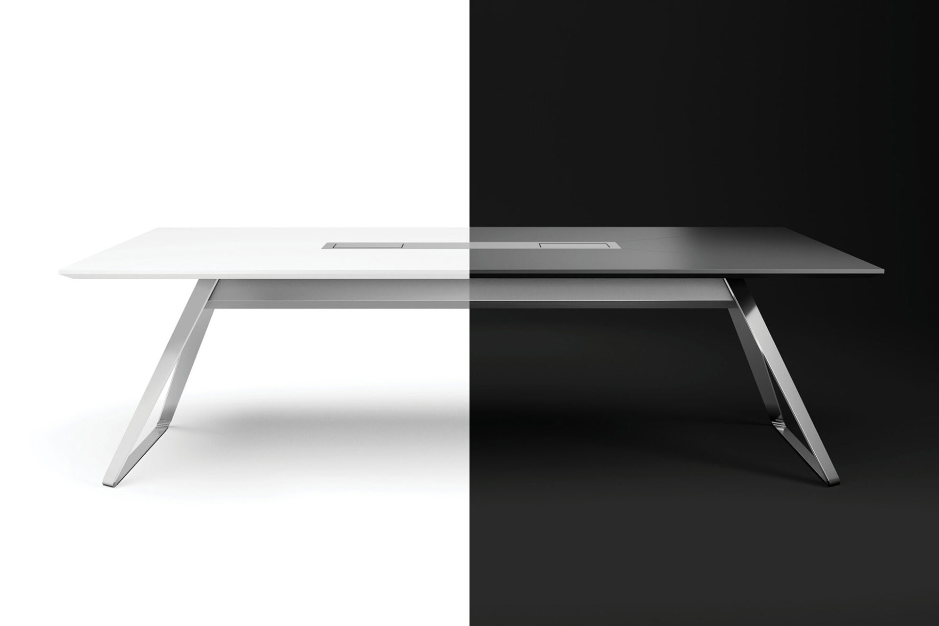 aerie conference table with power