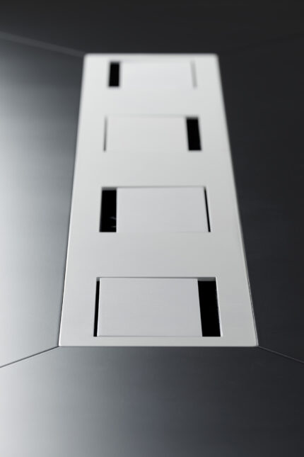 aerie conference table with power
