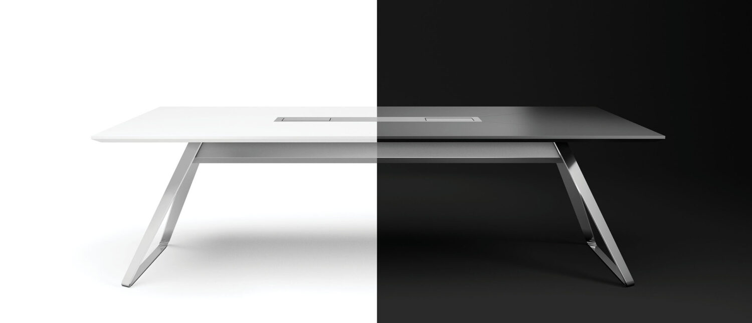 aerie conference table with power
