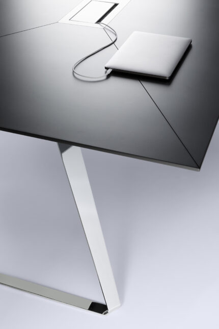 aerie conference table with power