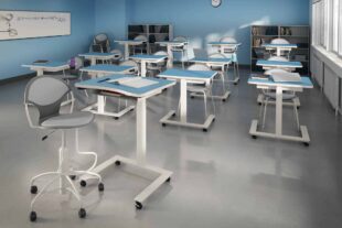 darby ergonomic table, chela chair