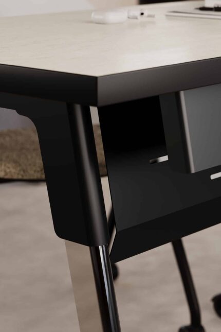 troupe steel leg table