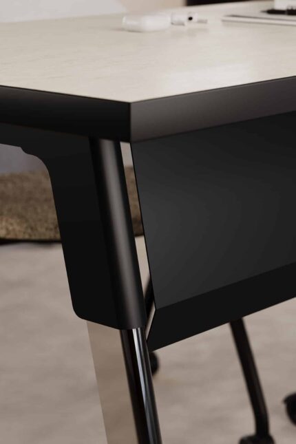 troupe steel leg table