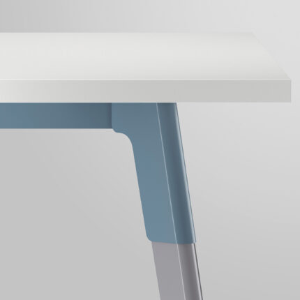 troupe steel leg table, troupe media wall