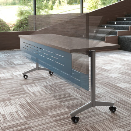 troupe steel leg table