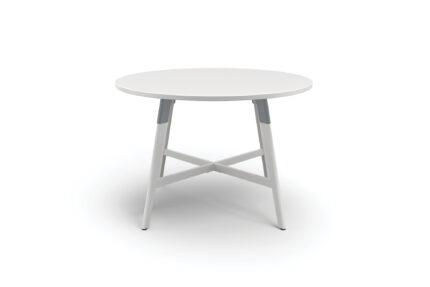 troupe steel leg table
