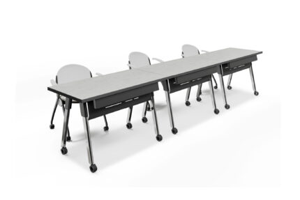 troupe steel leg table