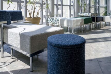 catwalk flexible seating system, ollie storage stool