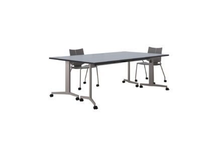 eliga commercial training table, quanta max stacking chair